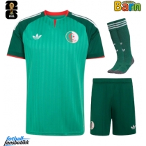 Algerie Bortedraktsett Barn VM 2026 Kortermet (+ Korte bukser)